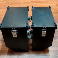 Borse alluminio asimmetriche per BMW R80/R100  G/S