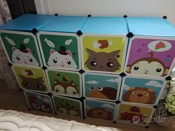 Armadio modulare in 12 box