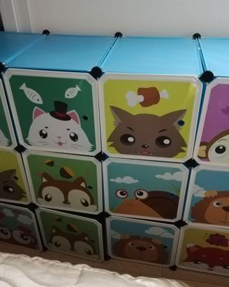 Armadio modulare in 12 box