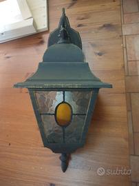 Applique vintage in vetro colorato