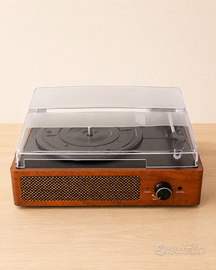 Giradischi vintage effetto legno Bluetooth