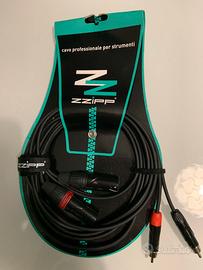 Cavo Dual RCA-XLR 3mt per Strumentazione Musicale