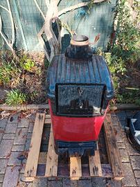 Stufa a legna a colonna