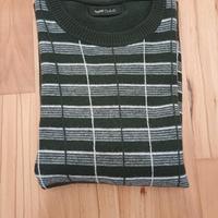 Maglione GAS Vintage Unisex - Verde Scuro taglia M