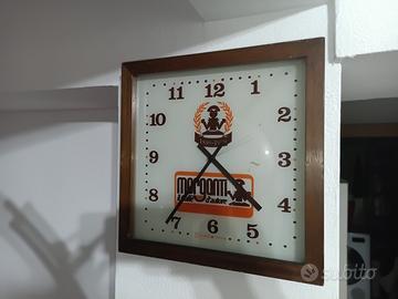 Orologio pubblicitario parete caffè Morganti bar