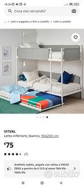 Letto estraibile singolo Vitval