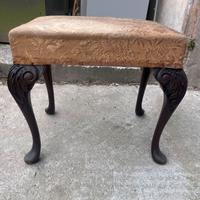 Sgabello Inglese in mogano epoca inizi’ 900