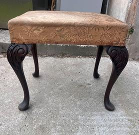 Sgabello Inglese in mogano epoca inizi’ 900