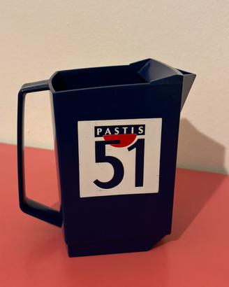 Caraffa pubblicitaria Pastis 51, plastica vintage