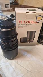 obiettivoSamyang T3.1 VDSLR ED UMC Macro x fujifil
