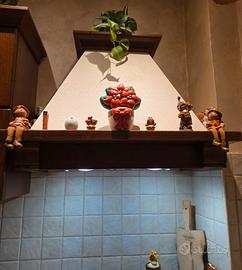 Cappa cucina rustica in legno - Motore FABER

