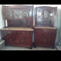  due credenze stile Liberty 1900