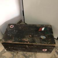 BAULE MILITARE DA UFFICIALE MEDICO WW2 REGNO