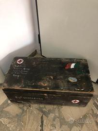 BAULE MILITARE DA UFFICIALE MEDICO WW2 REGNO