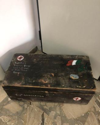 BAULE MILITARE DA UFFICIALE MEDICO WW2 REGNO