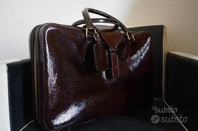 RIBASSATO. VALIGIA PELLE VINTAGE - pefetta