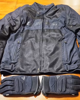 Giacca Dainese Air Frame D1 Tex tg. 50 con guanti