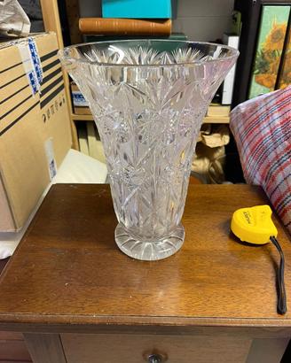 Vaso in cristallo di Bohemia anni 50'