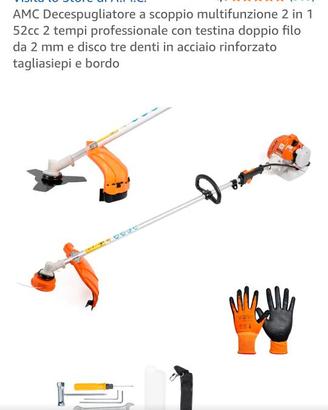AMC Decespugliatore a scoppio multifunzione 2 in 1