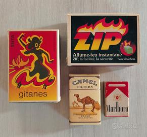 Fiammiferi Anni 80 / Gitanes, ZIP, Camel, Marlboro