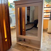 Mobile bagno contenitore con specchio hemnes ikea