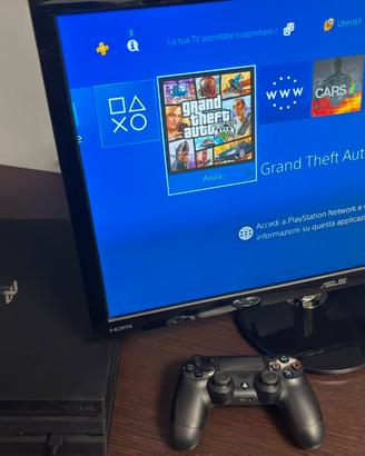 PS4 Pro 1TB CUH-7116B + Controller + Cavetteria