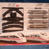 Trenino ICE 3 NewRay con binari e scatola