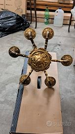 lampadario in ottone  