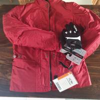 giubbotto moto donna taglia S con guanti