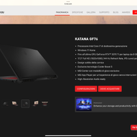 PC MSI KATANA GF 76 ORIGINALE COME NUOVO