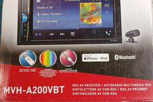 Stereo doppio Din Pioneer 6.2" Mvh-A200vbt per 500