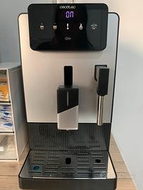 Macchina caffè in grani e montalatte cecotec