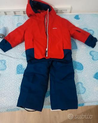 completo neve/sci bambino Wedze decathlon 104