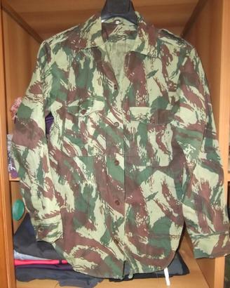 Camicia Lizard Portoghese Vintage Angola Mozambico