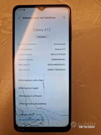 Smartphone Samsung A12 (schermo rotto)