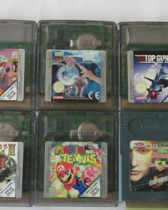 22 cartucce game boy color usate