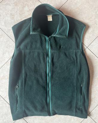 Gilet  Vintage L.L. Bean Verde Outdoor - Taglia L