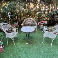 Salotto in ferro battuto