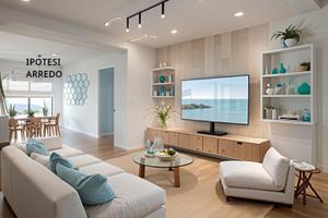 Moderno appartamento bicamere con terrazzo in c...