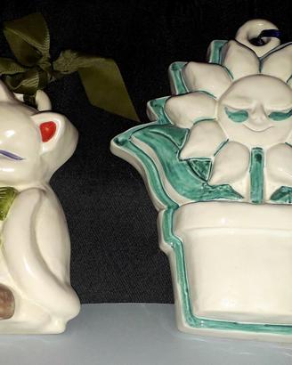 Lotto 1 THUN vintage Formelle Gatto maialino