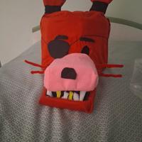 maschera foxy  fnaf fatta a mano