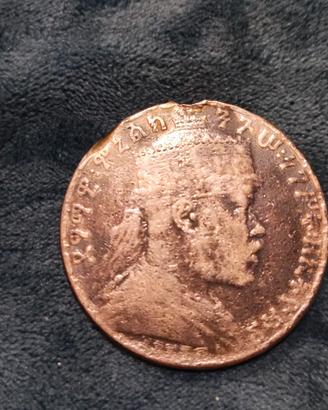  1 Birr Etiopia 1897 (Menelik II) - Tallero Etiope