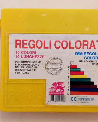 Valigetta di regoli colorati Italveneta Didattica