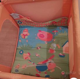 Box Chicco arancione tema animali