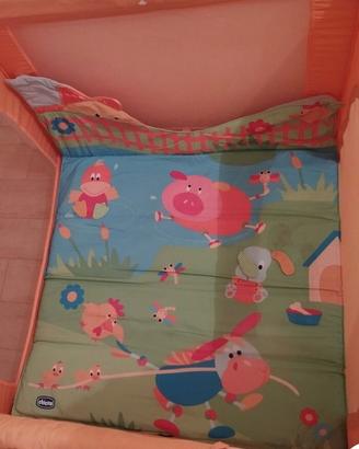 Box Chicco arancione tema animali