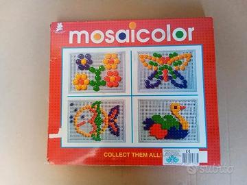 Mosaicolor, anni '80, gioco educativo per bambini