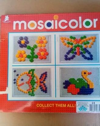 Mosaicolor, anni '80, gioco educativo per bambini