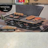 grill elettrico con piastra teppanyaki