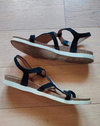 Sandali in pelle scamosciata donna (nr. 36)