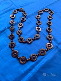 Collane in legno stile etnico